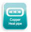 led flood light Pure Copper heatpipe