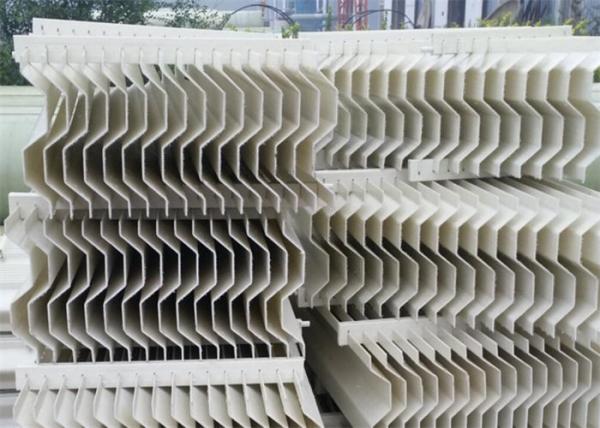 Buy cheap PP 300mm Chevron Demister Vane Pack Separator Anti Corrosion from wholesalers