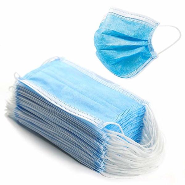 Buy cheap CE Standard Disposable Blue Earloop Face Mask Comfortable Design For Supermarket from wholesalers