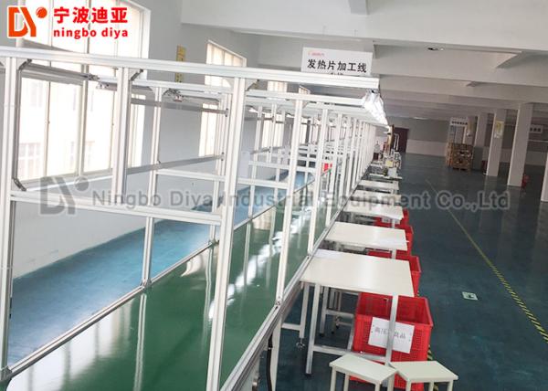 Customized Assembly Line Conveyor Aluminium Tube Assembly Line Independent Work