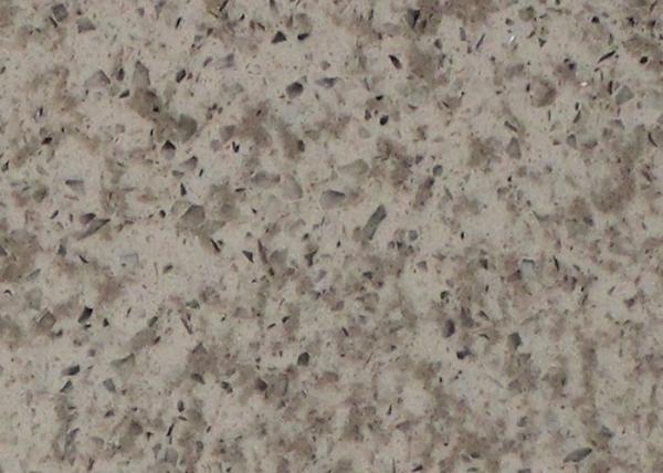 Buy cheap Big Natural Grey Quartz Countertop Slabs With Polished Finished Surface from wholesalers