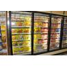Buy cheap LED Lighting Performance Supermarket Refrigerated Display Cases Vertical from wholesalers