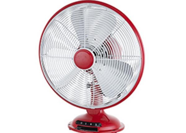 Buy cheap Solid Metal Desk Fan 3 Speed Oscillating Brushed Metal Nickel ETL Listed from wholesalers