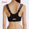 Buy cheap Women High Impact Printed Yoga Sports Bra Shockproof Fitness Bra Push Up Front Zipper Sportwear from wholesalers