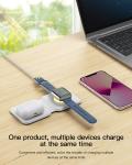 Night Light Style 2In1 Folding Wireless Travel Charger Fast Charging 15W
