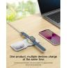 Buy cheap Night Light Style 2In1 Folding Wireless Travel Charger Fast Charging 15W from wholesalers