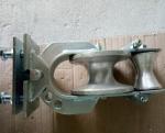 Pulley Cable Block Galvanized Crossarm Mounted Skyward Three Purpose String