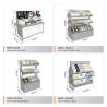 Buy cheap Retail Store Table Grey Wooden Island Cabinet For Space-Saving Shop Counter And Branding Display Furniture from wholesalers