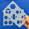 Buy cheap Customized High Precision Square Quartz Plate Frosted Glass Punch Sheet from wholesalers