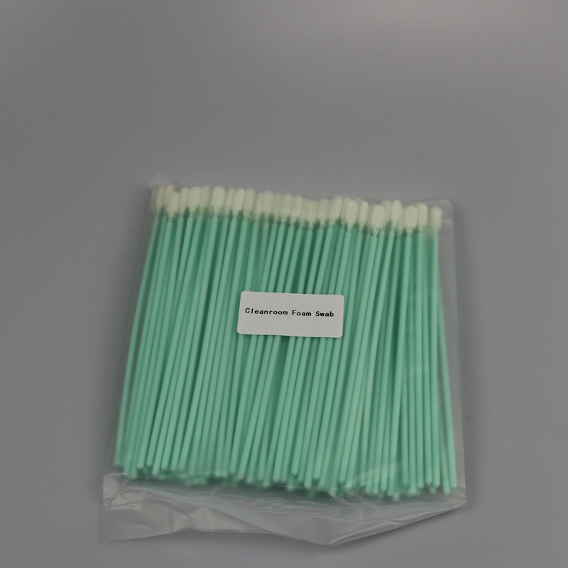 165mm Long Handle CLeanroom Swab Open-cell Sponge Head Foam Swab