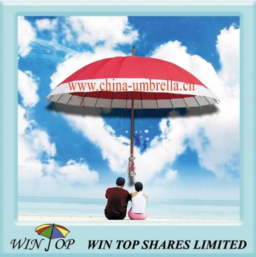 Buy cheap 24 Ribs Golf Big Umbrella for Family from wholesalers