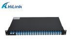 AAWG Passive Device DWDM Mux Demux 40CH Dual Fiber 1U Rack Mount 19 Inches