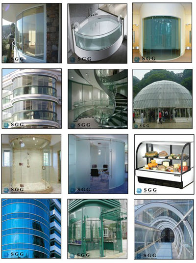 Clear Curved Tempered Glass
