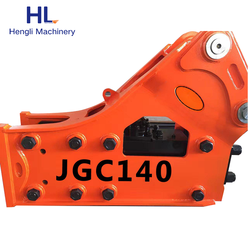 RM140 Mini Excavator Top Type In Chisel 135mm Hydraulic Hammer Rock Road Stone Breaker