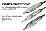 Disposable Nouveau Contour Tattoo Machine / 0.3 MM Thickness Cartridge Needles