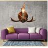 Buy cheap Antique deer antler wall lamp in restaurant bedroom vintage resin wall sconce lamp (WH-VR-69) from wholesalers