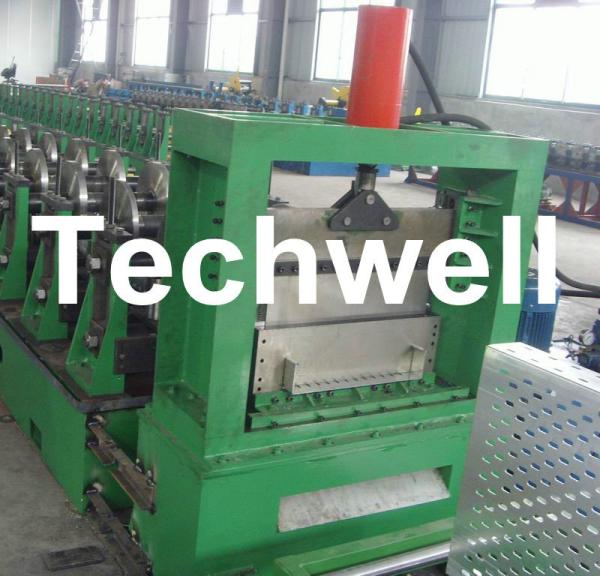 Buy cheap Hot - Dip Galvanizing Steel Strip Cable Profile, Cable Tray Roll Forming Machine TW-CBT300 from wholesalers