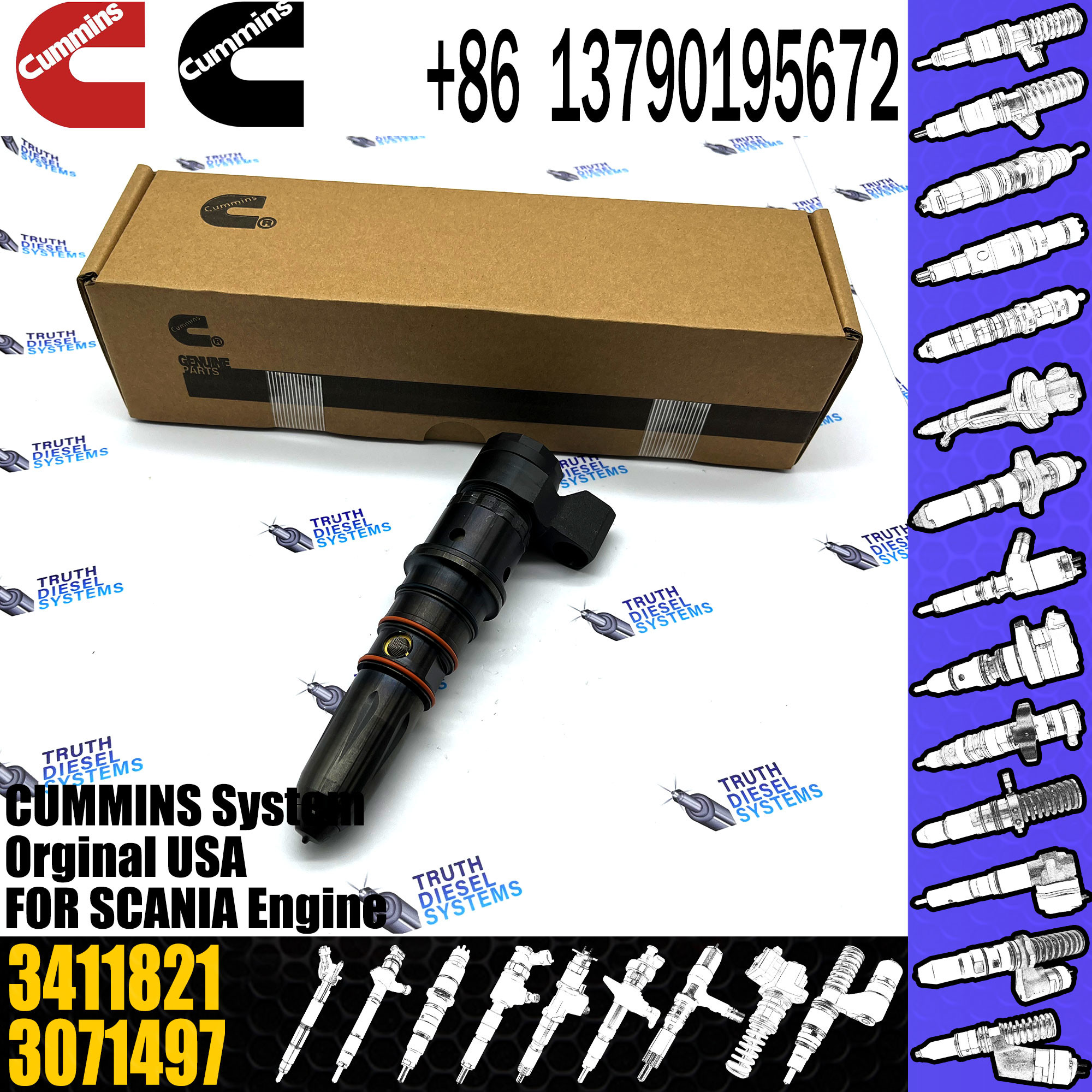 fuel Injector assembly 3009467 3047991 3053124 3054220 3411821