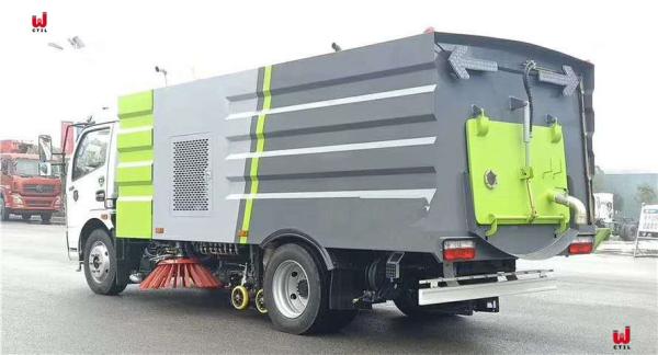 Buy cheap Vacuum LHD Street Sweeper Truck 6m3 4x2 Road Cleaning Truck from wholesalers