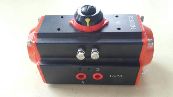 Buy cheap The dual cylinder rack and pinion pneumatic actuator AT Series from wholesalers