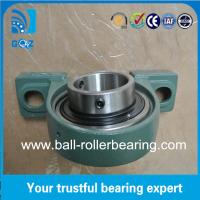 Buy cheap Green 40mm Pillow Block Bearing Low Friction Chrome Steel With Cast Iron Housing product