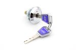 48mm Head Diameter Wardrobe Locks , Bedroom Cabinet Latch Lock For Armoire