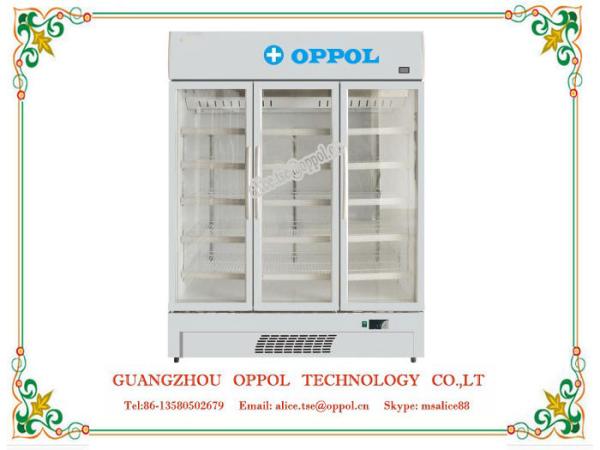 Buy cheap OP-905 Adjustable Thermostat Auto Defrost Fan Cooling Upright Display Fridge from wholesalers