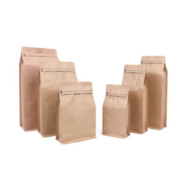 Buy cheap Coffee bag Flat Bottom k kraft paper bag/ tea packaging bags with valve from wholesalers