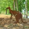 Buy cheap Corten Steel Outdoor Metal Accessories With High Durability Opossum Shape from wholesalers