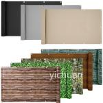 0.4mm Garden Balcony Fence 300-1500gsm Sunshade Canvas To Protect Privacy