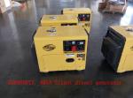 Key Start Soundproof Small Diesel Generators Air Cooled Three Phase KDE8600T3