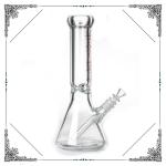 9MM Thick Sheldon Black Glass Beaker Bong 12'' Glass Cool Hookah Pipes