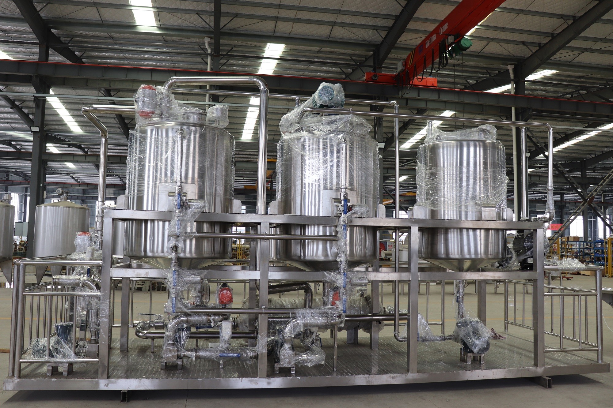 5000kg/Hour Fresh Apple Pulp Processing System Production Equipment 50Hz