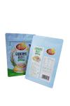 Custom Security Packaging Flat Bottom Pouch With Window Oatmeal Powder