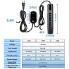 Buy cheap Temperature Controller Submersible Aquarium Heater Rectangle For 95gal Tank from wholesalers