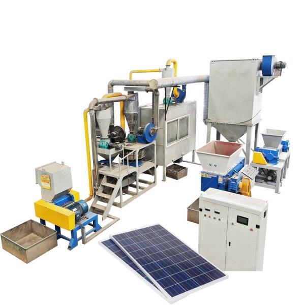 Buy cheap High Recovery Solar Panels Recycling Line 500KG/H For Recycling Metal Glass Plastic from wholesalers