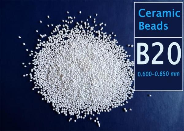 Buy cheap Surface Finish Ceramic Bead Blasting Media B20 Spherical Abrasive Media Blasting from wholesalers