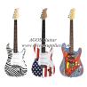 Buy cheap 39" Electric Guitar - "Fender Stratocaster " style with zebra decal AG39-ST3 from wholesalers