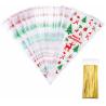 Buy cheap Clear Plastic Packaging Treat Bags , Cellophane Cone Sweet Bags from wholesalers