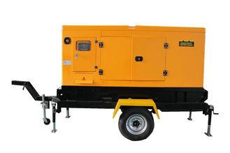 Buy cheap Soundproof Trailer CUMMINS Diesel Generator 250KVA / 200KW Orange Color Canopy Type from wholesalers