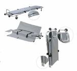 Buy cheap Emergency Folding Funeral Body Stretcher For Ambulance With Wheels Color Grey from wholesalers