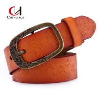 Buy cheap Vintage Plum Needle Buckle Women'S Denim Belt Leather Material 3.3cm Width product
