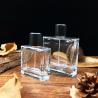 Buy cheap Wholesale Clrear 50ml 100ml Square Screw Cap Glass Perfume Spray Bottle With Packing from wholesalers