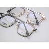 Buy cheap Brown Blue Light TR Black Metal Glass FrameGlasses Stylish Design Unisex from wholesalers