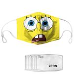Printed Reusable Washable Kids Dust Face Mask
