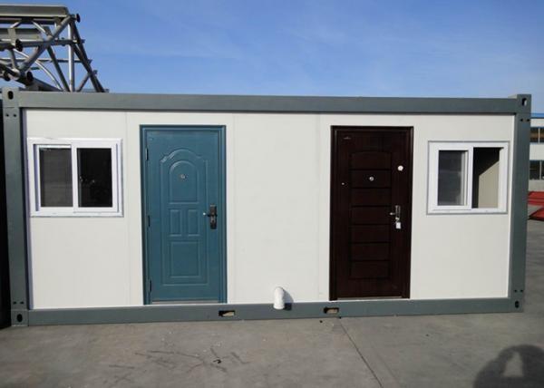 Buy cheap Modern Steel Two Doors Flat Pack House container South Africa For Public Shower Room from wholesalers
