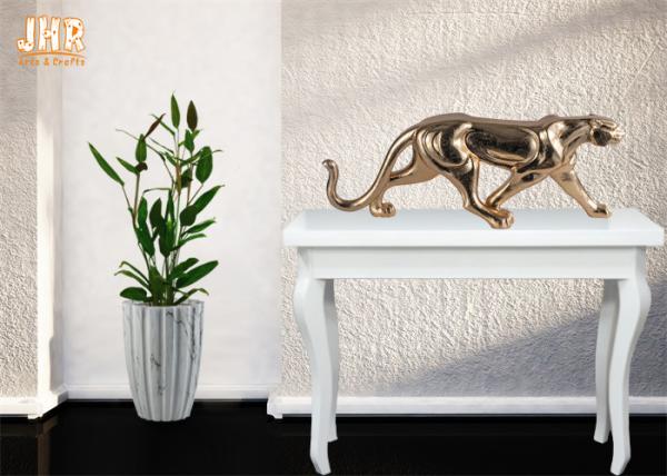 Buy cheap Gold Foil Polyresin Animal Figurines Indoor Decor from wholesalers