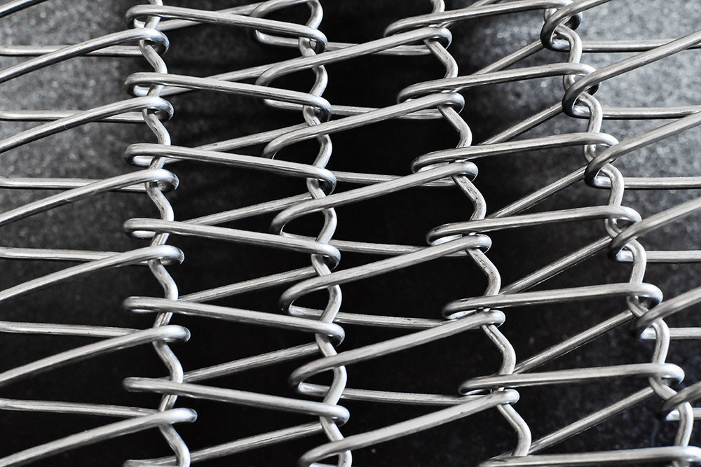 perforated 304 316 stainless steel conveyor belt oven conveyor wire mesh belt