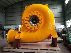 Wholesale Francis Type 500kw Water Turbine Generator In Hydro Power Plant Yellow Color from china suppliers