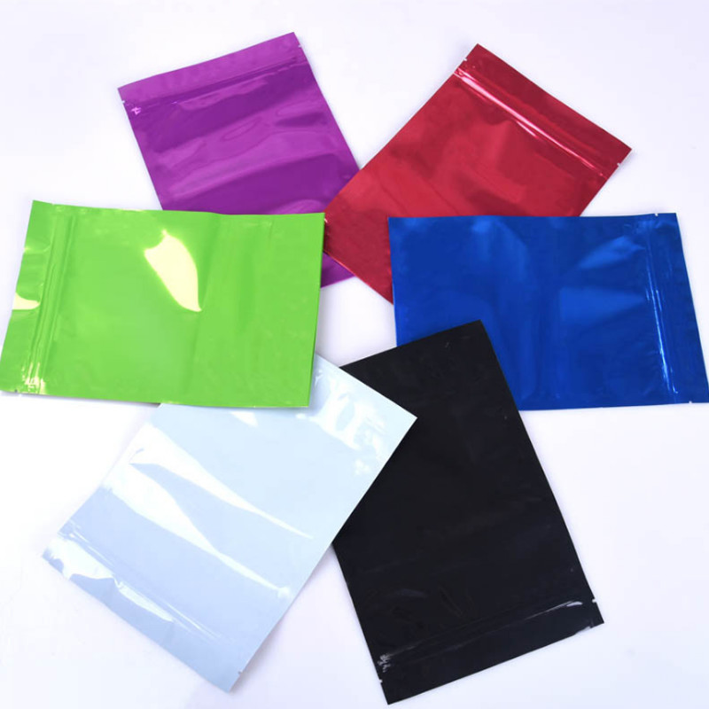 Makeup Brush Package Plastic Zipper Bag Wholesale / Private Label Synthetic Eyelashes Holographic Packaging Pouches